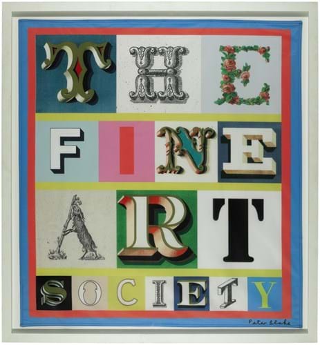 Peter Blake, The Fine Art Society flag print, 2012,est. £700 – 1,000..jpg