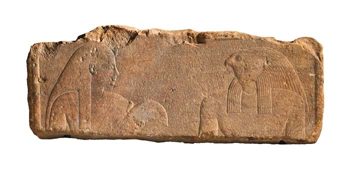 Egyptian Late Period quartzite relief