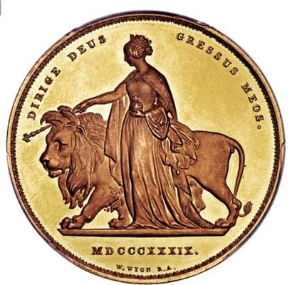 Una and the Lion coin