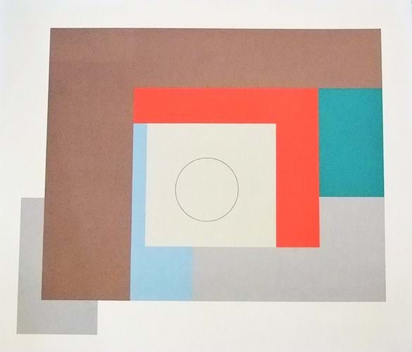 Abstract print by Ben Nicholson