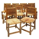 Robert 'Mouseman' Thompson oak chairs