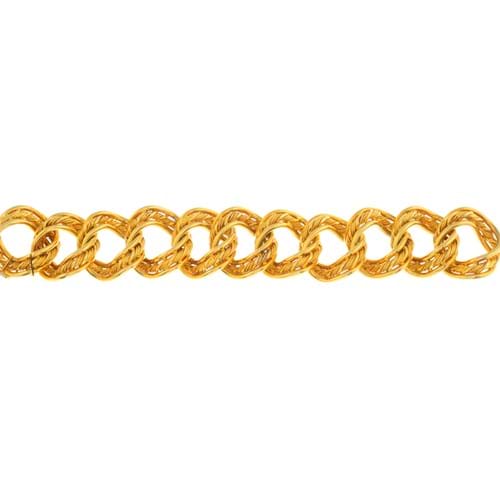 5. Lot 171: A 1960s 18ct gold bracelet signed Kutchinsky, with hallmarks for London 1968 and maker’s case. Estimate: £6000-8000