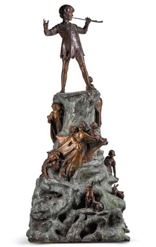 Bronze cast of Peter Pan by George Frampton