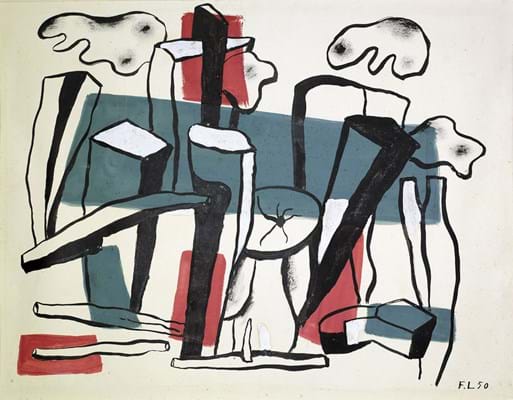 Fernand Léger_Composition aux bûches, 1950_Galería Jordi Pascual.jpg