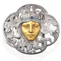 Lalique belt buckle sold at Tennants