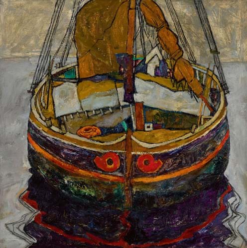 Egon Schiele's Triestiner Fischerboot