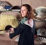 Specialist fan dealer is among exhibitors at Antique and Vintage Textiles Fair 