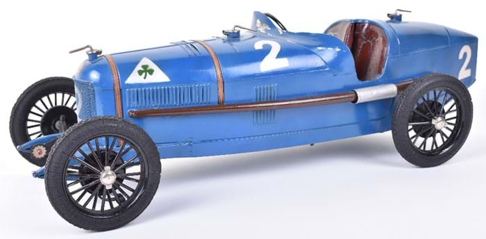Clockwork racing car