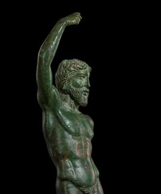 Greek bronze of Zeus