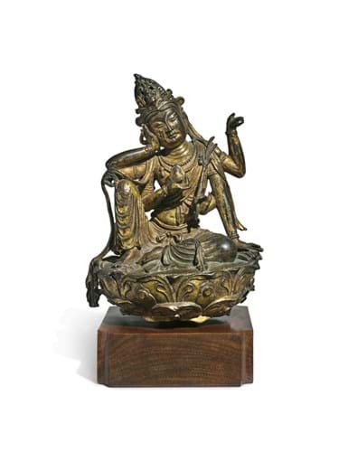 10032 Lot 553 Gilt-Bronze Figure of Cintamanicakra Avalokiteshvara.jpg