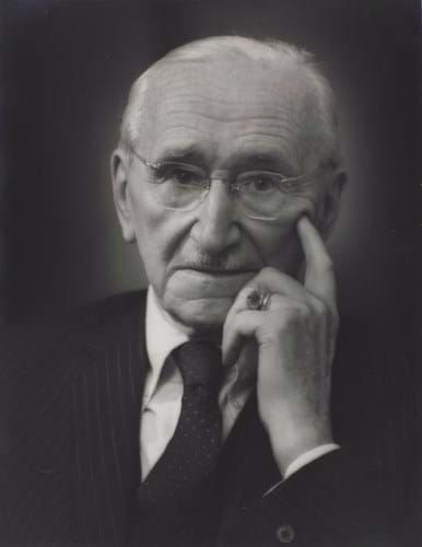 Friedrich von Hayek, the Nobel-prize winning economist.