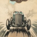 1927 Christmas card from Bentley Motors