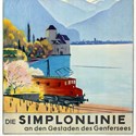 Travel poster advertising The Simplon Line