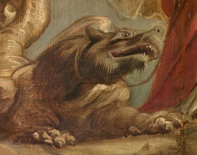 Rubens oil sketch