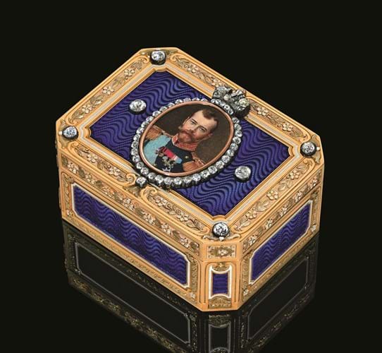 Jewelled Fabergé Imperial snuff box