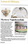 ATG letter: Napoleon pot pourri puzzle – it’s a later date
