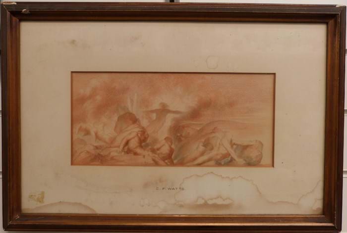 Sketch attributed to George Frederick Watts
