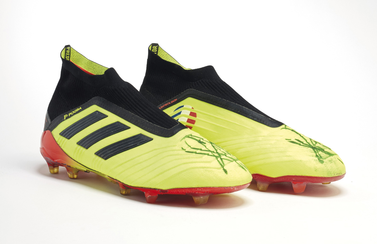 Paul Pogba consigns World Cup final boots to charity auction