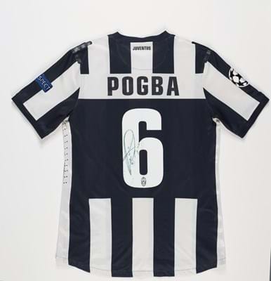 Juventus shirt worn by Paul Pogba