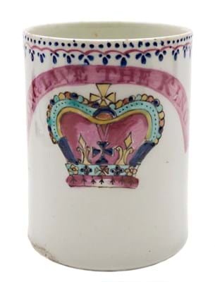 Lowestoft royal commemorative mug