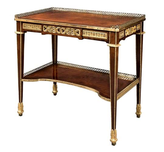 writing table commissioned from Jean-Henri Riesener