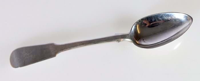 Forres silver spoon