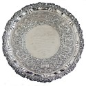 Edward Powell and Twycross silver tray