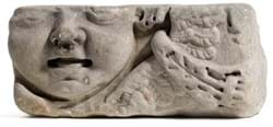 Fragment from Roman period sarcophagus – an example of very early recycling