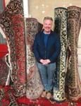 Vintage rugs brought from Belgium to Bath fair