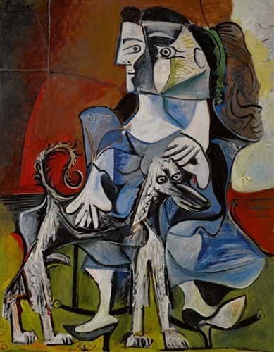 ‘Femme au chien’ by Pablo Picasso