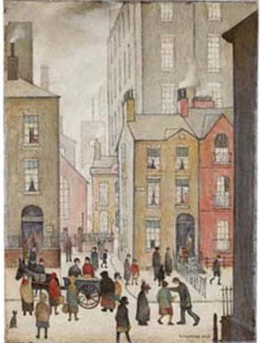‘The Hawker's Cart’ by LS Lowry