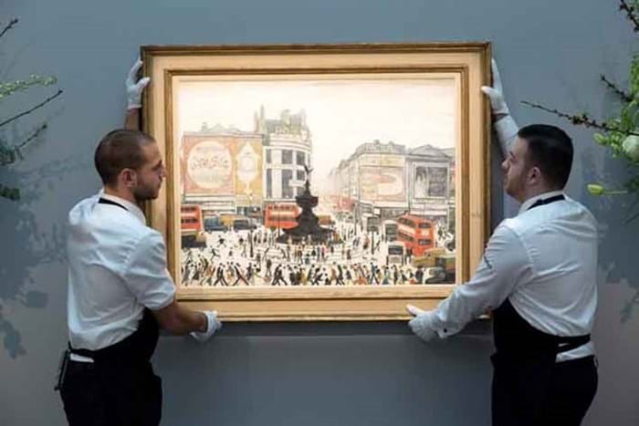 ‘Piccadilly Circus, London’ by LS Lowry