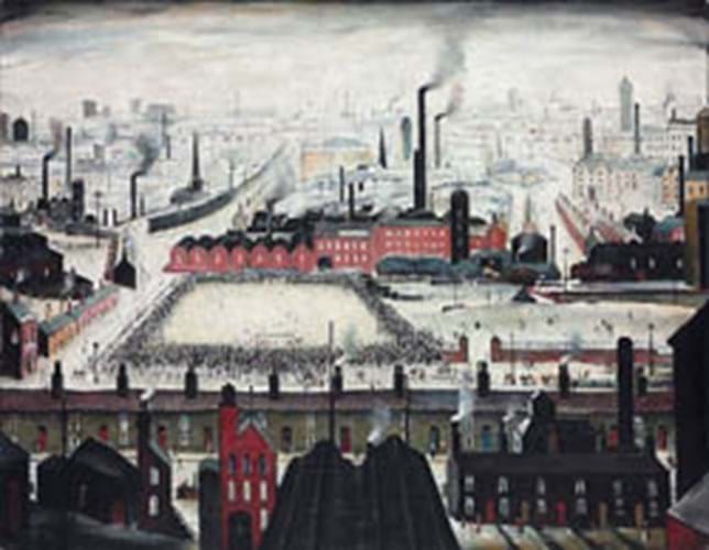 ‘The Football Match’ by LS Lowry