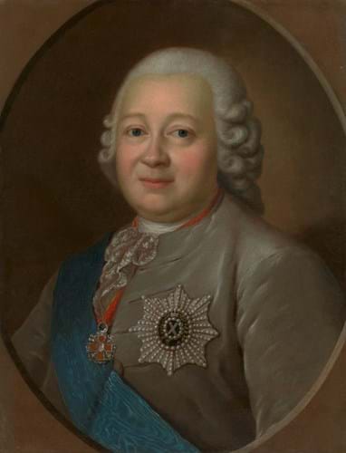 Portrait of Count Nikita Ivanovich Panin by Fedor Rokotov