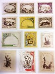 Tiny stamp and banknote designs adopted far and wide