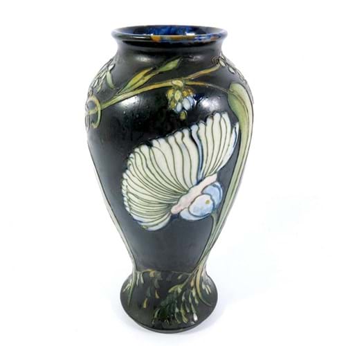 William Moorcroft Australian Gum pattern vase