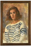 Portrait of Augustus John’s painterly daughter brings bidding in Cambridge