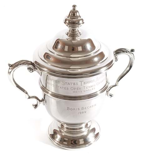  US Open trophy by Tiffany that Boris Becker won 