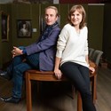 Philip Mould and Fiona Bruce.