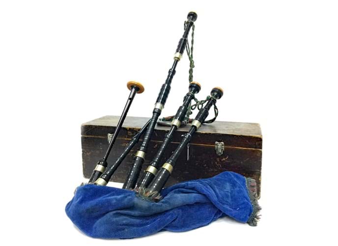 A set of Highland bagpipes by R G Lawrie will feature in McTear's dedicated bagpipe auction on 15th August.jpg
