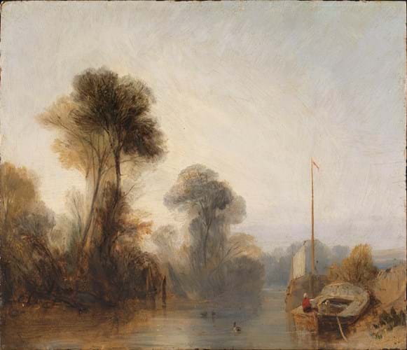 ‘View on the River Seine – Morning’ by Richard Parkes Bonington