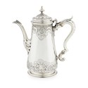 Baluster-form coffee pot by James Glen of Glasgow