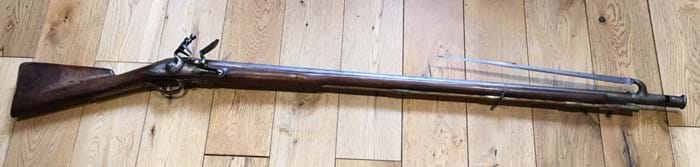 Brown Bess flintlock  musket dated