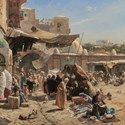 ‘Market in Jaffa’ by Gustav Bauernfeind