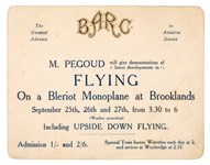 Pilot’s ups and downs as Adolphe Pegoud collectables offered at auction