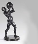 Stuck sculpture shows athletic inspiration