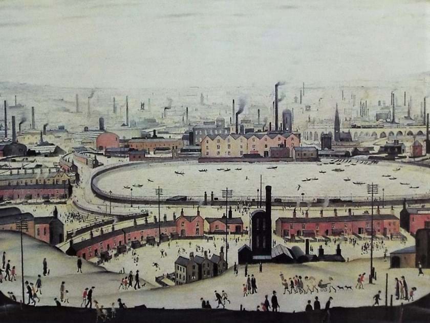 ‘The Pond’ by LS Lowry