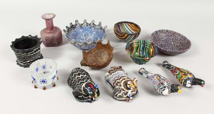 Roman glass bowls