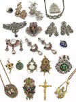 Jewellery discovered next to joint of meat in a freezer to be offered at Wiltshire auction