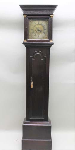 Georgian oak longcase clock